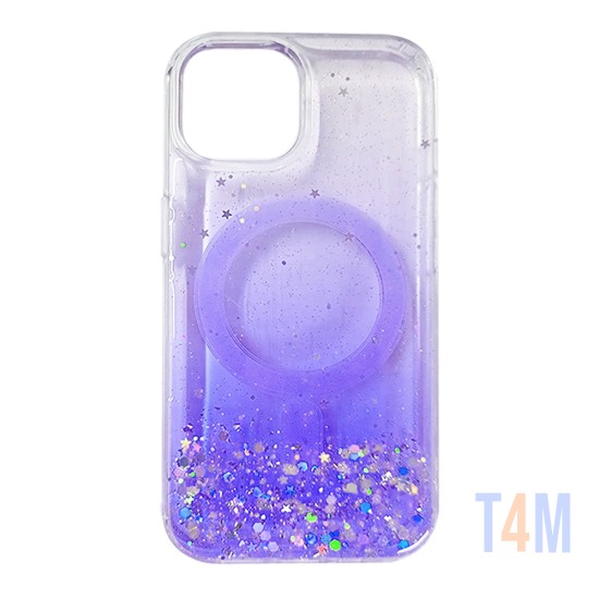 Magnetic Case for Apple iPhone 15 Purple